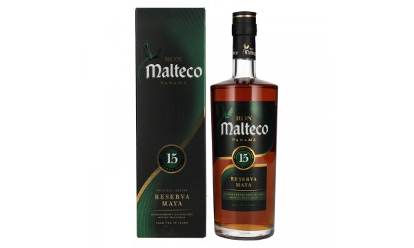Ron Malteco 15 Years Old Reserva Maya 40% Vol. 0,7l dovanų dėžutėje Ron Malteco 15 Years Old Reserva Maya 40% Vol. 0,7l dovanų dėžutėje