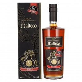 Ron Malteco 11 Años TRIPLE 1 55,5% Vol. 0,7l dovanų dėžutėje