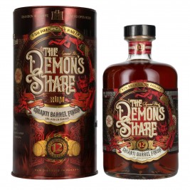 The Demon's Share Superior Blend Rum 12 Years Old Chianti Barrel Finish 41% Vol. 0,7l Tinbox dėžutėje