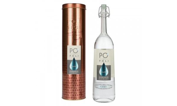 Poli Po' Di Poli Grappa Elegante 40% Vol. 0,7l metalinėje dėžutėje