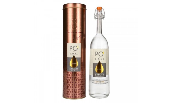 Poli Grappa Po di Poli Morbida Smooth 40% Vol. 0,7l metalinėje dėžutėje
