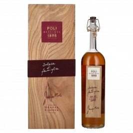 Poli Grappa Barrique 1898 Solera di Famiglia 55% Vol. 0,7l medinėje dėžėje
