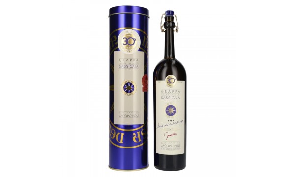 Grappa di Bolgheri Sassicaia Poli 2020 40% Vol. 0,5l tinboxe Grappa di Bolgheri Sassicaia Poli 2020 40% Vol. 0,5l tinboxe