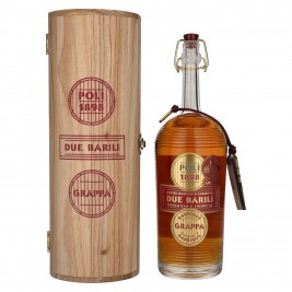 Poli Grappa Barrique Due Barili 40% Vol. 0,7l medinėje dėžėje