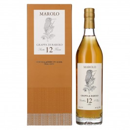 Marolo Grappa di BAROLO 12 Years Old 50% Vol. 0,7l dovanų dėžutėje