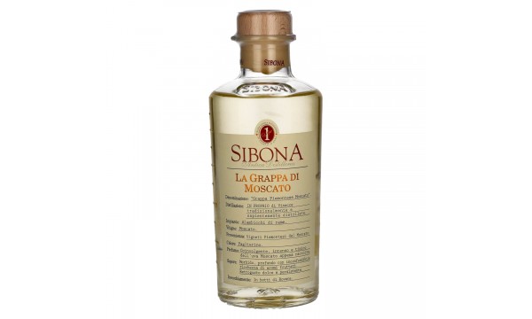 Sibona La Grappa di MOSCATO 40% Vol. 0,5l