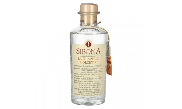 Sibona La Grappa di DOLCETTO 40% Vol. 0,5l