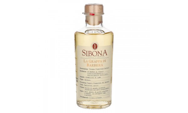Sibona La Grappa di BARBERA 40% Vol. 0,5l