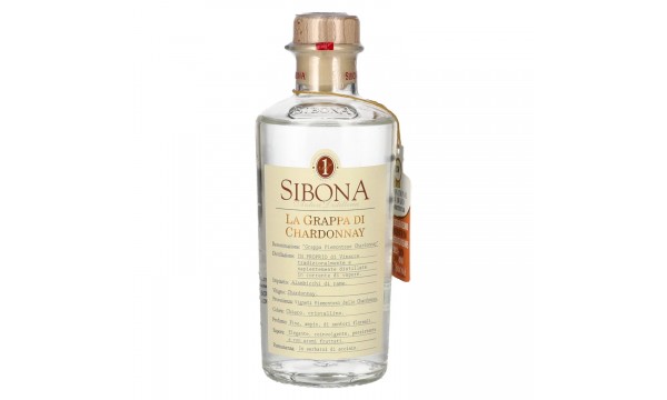 Sibona La Grappa di CHARDONNAY 40% Vol. 0,5l