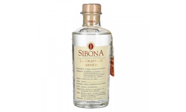 Sibona La Grappa di ARNEIS 40% Vol. 0,5l
