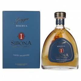 Sibona GRAPPA RISERVA NUMERO 1 CUVÉE SELEZIONE 40% Vol. 0,7l dovanų dėžutėje