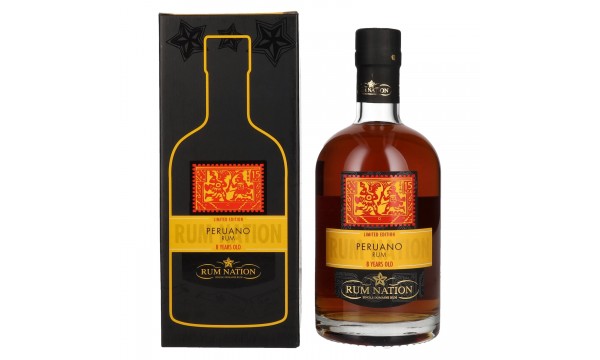 Rum Nation Peruano 8 Years Old Rum Limited Edition 42% Vol. 0,7l dovanų dėžutėje