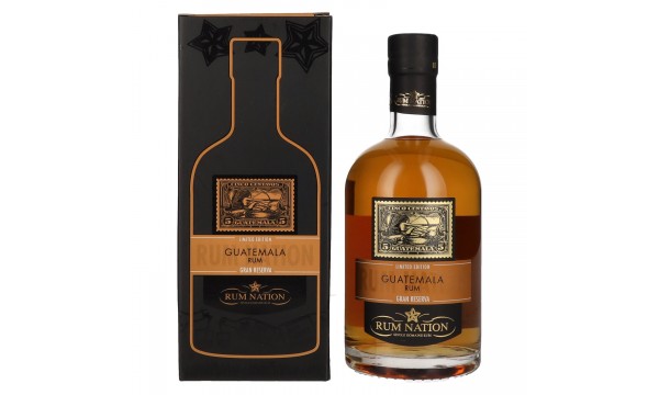 Rum Nation Guatemala Gran Reserva Limited Edition 40% Vol. 0,7l dovanų dėžutėje