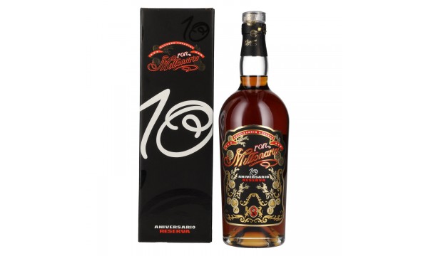 Ron Millonario 10 Aniversario Reserva 40% Vol. 0,7l dovanų dėžutėje