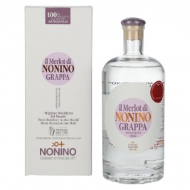 Nonino Grappa Monovitigno il Merlot 41% Vol. 0,7l dovanų dėžutėje