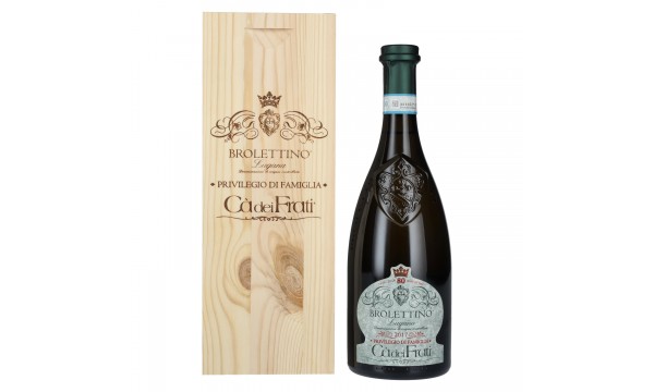 Cà dei Frati Brolettino Lugana DOC Privilegio di Famiglia 2017 13,5% Vol. 0,75l medinėje dėžutėje, sausas