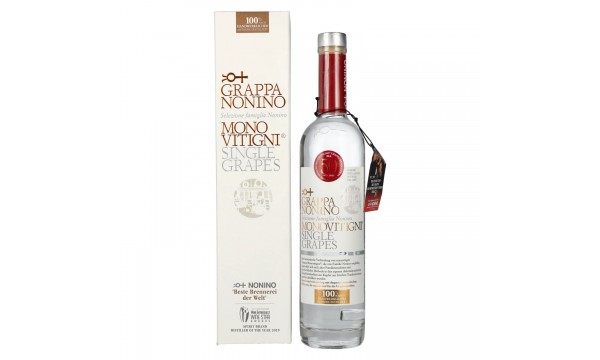Nonino Grappa Monovitigni Single Grapes 40% Vol. 0,5l dovanų dėžutėje