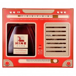 Hine RARE VSOP The Original Fine Champagne Cognac 40% Vol. 0,7l dovanų dėžutėje su 2 stiklinėmis