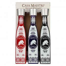 Casa Maestri MFM Tequila Gift Set 40% Vol. 3x0,1l
