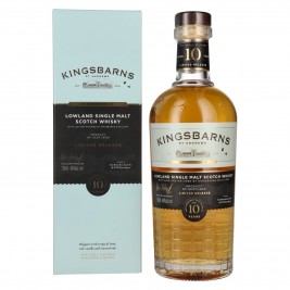 Kingsbarns 10 Years Old Lowland Single Malt Scotch Whisky Limited Release 46% Vol. 0,7l dovanų dėžutėje