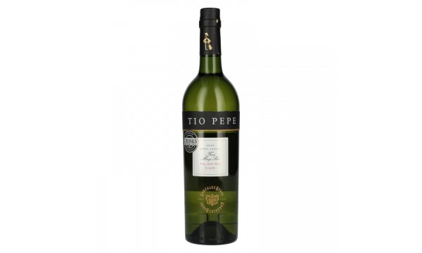 Tio Pepe Fino Muy Seco PALOMINO FINO Sherry 15% Vol. 0,75l, sausas
