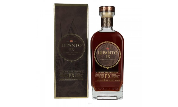 Lepanto P.X. Solera Gran Reserva Brandy de Jerez 36% Vol. 0,7l dovanų dėžutėje