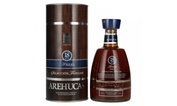 Ron Arehucas 18 Años Añejo Selección Familiar 40% Vol. 0,7l dovanų dėžutėje