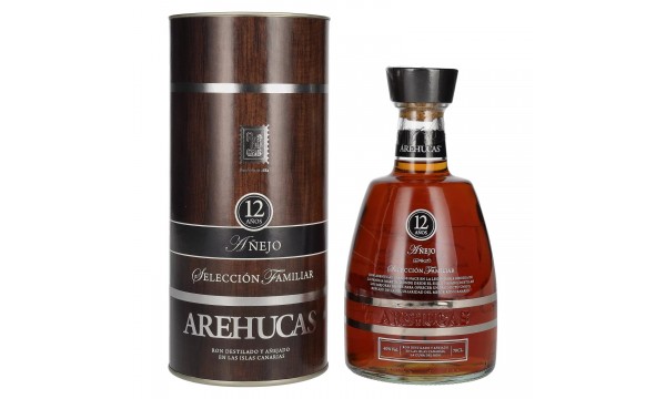 Ron Arehucas 12 Años Añejo Selección Familiar 40% Vol. 0,7l dovanų dėžutėje
