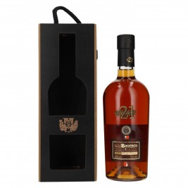 Ron Baoruco 21 Años Reserva Antigua Dominicana Premium 40% Vol. 0,7l medinėje dėžutėje