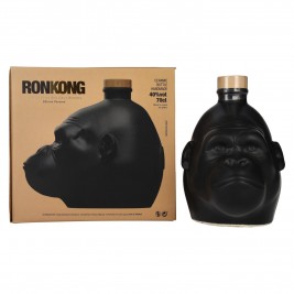 Kong 12 Years Old Rainforest Spiced Rum 40% Vol. 0,7l dovanų dėžutėje
