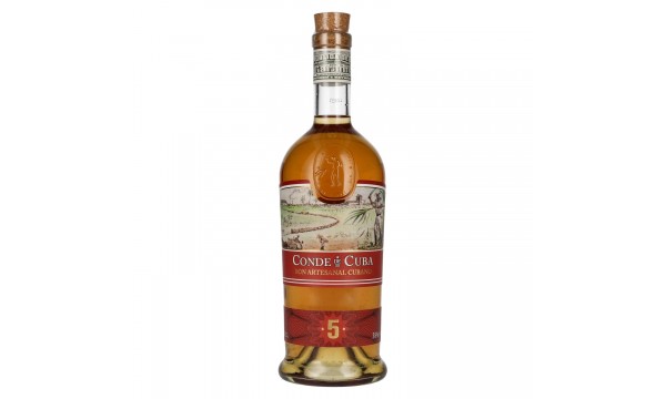 Conde de Cuba 5 Solera Ron Ancestral Cubano 38% Vol. 0,7l Conde de Cuba 5 Solera Ron Ancestral Cubano 38% Vol. 0,7l