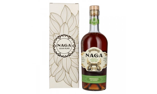 Naga JAVA RESERVE Double Cask Aged 40% Vol. 0,7l dovanų dėžutėje