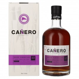Ron Cañero 12 Solera Ron Dominicano SHERRY CREAM CASK FINISH 40% Vol. 0,7l dovanų dėžutėje