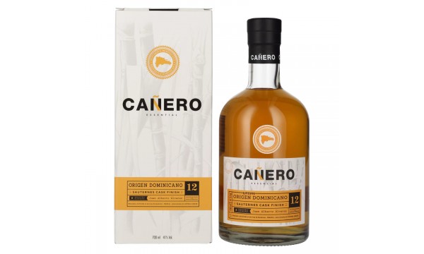 Ron Cañero 12 Origen Dominicano SAUTERNES CASK FINISH 41% Vol. 0,7l dovanų dėžutėje