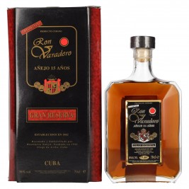 Ron Varadero Añejo 15 Años GRAN RESERVA 38% Vol. 0,7l dovanų dėžutėje
