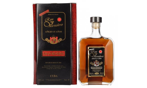Ron Varadero Añejo 15 Años GRAN RESERVA 38% Vol. 0,7l dovanų dėžutėje
