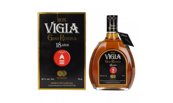Ron Vigia Gran Reserva 18 Años Produccion Limitada 40% Vol. 0,7l dovanų dėžutėje