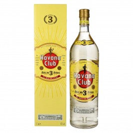 Havana Club Añejo 3 Años Rum 40% Vol. 3l dovanų dėžutėje