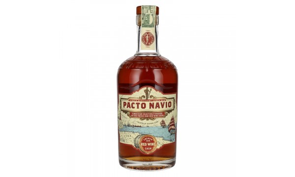 Pacto Navio Single Distillery Cuban Rum FRENCH OAK RED WINE Cask by Havana Club 40% Vol. 0,7l
