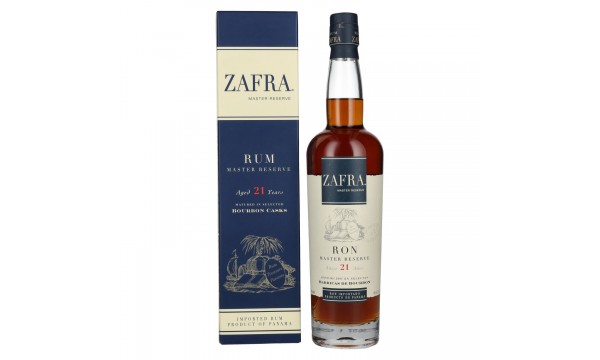 Zafra Añejo 21 Años Ron Master Reserve 40% Vol. 0,7l dovanų dėžutėje