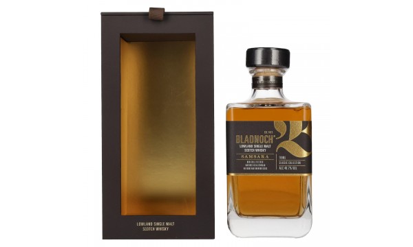 Bladnoch SAMSARA Lowland Single Malt Scotch Whisky 46,7% Vol. 0,7l dovanų dėžutėje