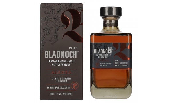 Bladnoch ALINTA Lowland Single Malt Scotch Whisky 47% Vol. 0,7l dovanų dėžutėje