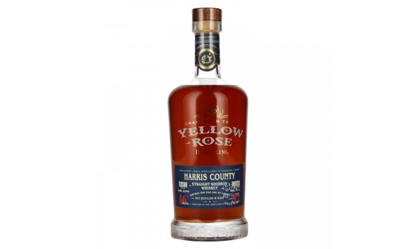 Yellow Rose HARRIS COUNTY Bourbon Whiskey 46% Vol. 0,7l