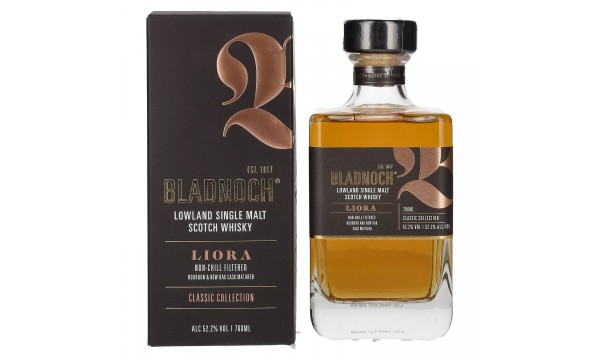 Bladnoch LIORA Lowland Single Malt Scotch Whisky 52,2% Vol. 0,7l dovanų dėžutėje