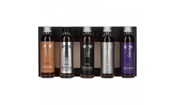 TATRATEA Tasting Set Black 52,6% Vol. 5x0,04l dovanų dėžutėje