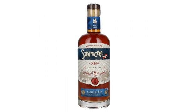 SANTERO 7 Years Old Elixir De Ron Spirit Drink 34% Vol. 0,7l