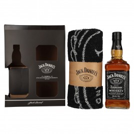 Jack Daniel's Tennessee Whiskey 40% Vol. 0,7l dovanų dėžutėje su rankšluoščiu