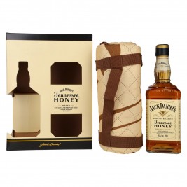 Jack Daniel's Tennessee HONEY 35% Vol. 0,7l dovanų dėžutėje su Party Blanket