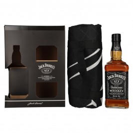 Jack Daniel's Tennessee Whiskey 40% Vol. 0,7l dovanų dėžutėje su pledu