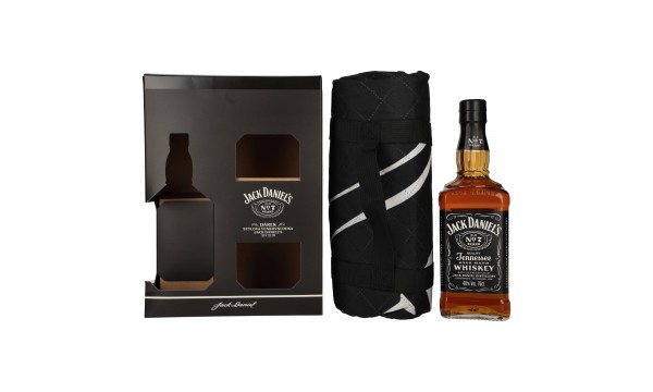 Jack Daniel's Tennessee Whiskey 40% Vol. 0,7l dovanų dėžutėje su pledu Jack Daniel's Tennessee Whiskey 40% Vol. 0,7l dovanų dėžutėje su pledu